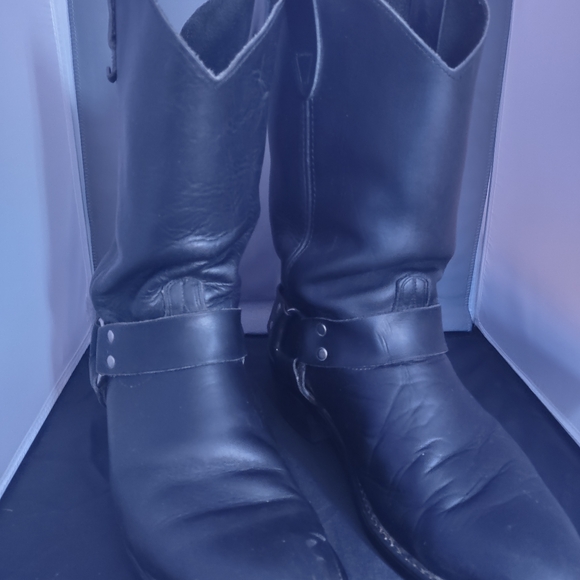 Black Leather Boots - Picture 2 of 9